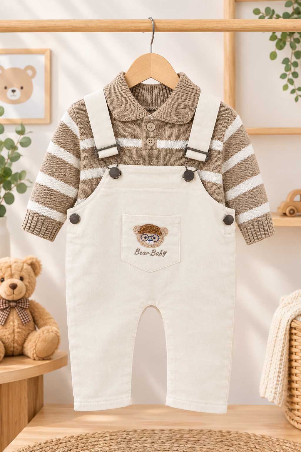 file_00000000296081f5ab82e4072cb0279f_result سالوبيت بلوفر تريكو _baby bear knit - الصورة 1