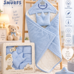 بطانيه للبيبي _Smurfs