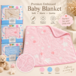 بطانيه تركي _Baby Emboss Blanket